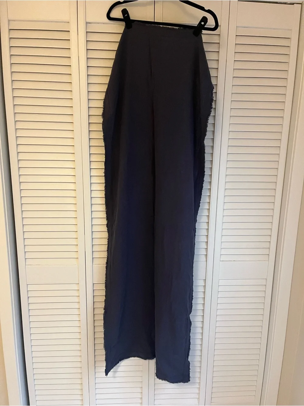 Summersalt Frayed Hem Pareo in Navy